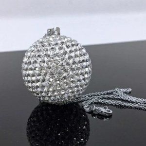 Sequins Ball Rear View Mirror Interior Car Decor Orntamemt